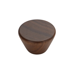 Buton din lemn pentru mobilier, model Skala, Ø40x25 mm, finisaj stejar natur | nuc - Img 5