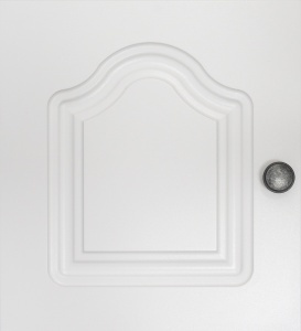 Buton metalic pentru mobilier model Ronda, Ø 28x20.5 mm, antic auriu / gri antic - Img 8