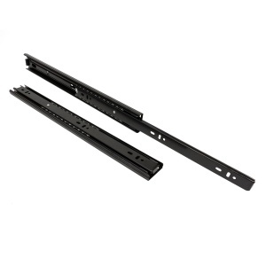 Glisiera IFL cu bile H=42 mm, pentru sertare cu adancimea de 300 | 350 | 400 | 450 | 500, max 30 Kg, neagra