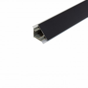 Inaltator triunghiular negru IFL IT pentru  blat | Plinta antistrop triunghiulara pentru blat aluminiu | alb | negru triunghiular IFL IT pentru  blat | Plinta antistrop neagra triunghiulara pentru blat 