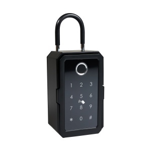 Lacăt smart TitanBox pentru chei, cifru, card, amprentă și aplicație Tuya, negru - Img 2