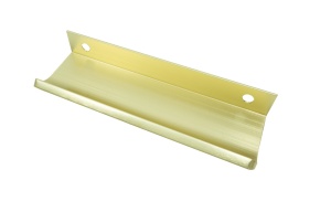 Maner metalic pentru mobilier, model Attis, Lungime totala = 50 | 120 | 200 | 300 | 400 | 1200 mm, finisaj auriu mat - Img 3