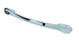 Maner metalic pentru mobilier, model Uriel, distanta dintre gauri = 128 | 224 mm, finisaj crom lucios - Img 3