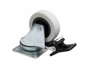 Rotila pentru mobilier model 33, 360°, H=74 mm, Ø 50 mm, capacitate incarcare max. 45 kg - Img 7
