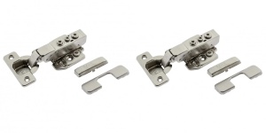 Set 2 balamale aruncatoare IFL Clip 4D pentru usi de mobilier semiaplicate