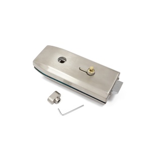Set broasca si maner pentru usa din sticla 10-12 mm, model NEXA, simetrica, finisaj inox - Img 8
