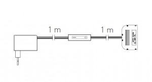 TRANSFORMATOR CU INTRERUPATOR TIP BUTON PENTRU LED 12W LD-ZWND12-10 - Img 2