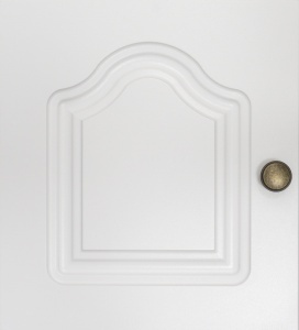 Buton metalic pentru mobilier model Ronda, Ø 28x20.5 mm, antic auriu / gri antic - Img 5