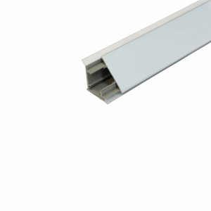 Inaltator aluminiu triunghiular IFL IT pentru  blat | Plinta antistrop triunghiulara pentru blat aluminiu | alb | negru triunghiular IFL IT pentru  blat | Plinta antistrop aluminiu triunghiulara pentru blat 