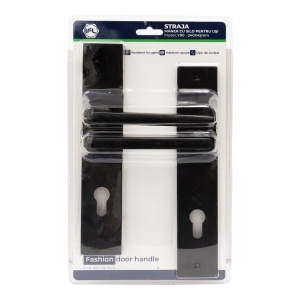 Maner cu sild pentru usi, model STRAJA, Y90, 240x45 mm, finisaj negru mat - Img 2