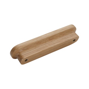 Maner din lemn pentru mobilier, model Nemora, distanta dintre gauri = 96 | 160 | 2x224 | 3x320 mm, finisaj stejar natur - Img 3