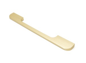Mâner metalic IFL model W4002 pentru mobilă, finisaj auriu mat, 128/192/320 mm - Img 3