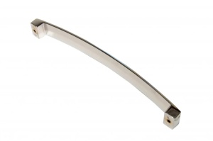 Maner metalic pentru mobilier, model CASSIM, stil modern/minimalist, Distanta dintre gauri = 128 | 160 | 192 mm, finisaj crom lucios