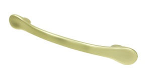 Maner metalic pentru mobilier, model Uriel, distanta dintre gauri = 128 | 224 mm, finisaj auriu mat - Img 2