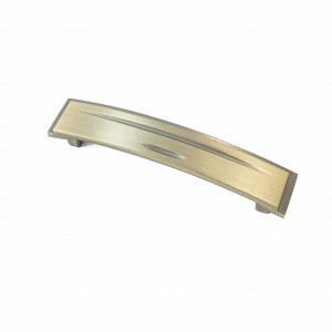 Maner retro model 529/W8328, 96 mm, Auriu Antichizat