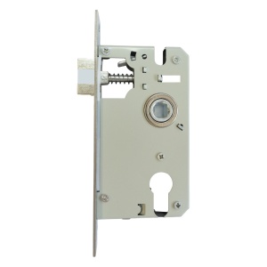 Pachet broasca Y50/50/38 reversibila pentru usi interioare si cilindru 68 mm centrat tip fluture, nichelat - Img 2