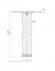 Picioare pentru mese model G6 - Img 3