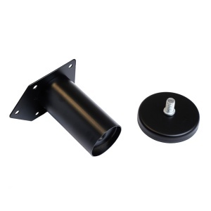 Picior mobilier reglabil din metal FI 42, finisaj negru, 50 / 80 / 100 mm - Img 8