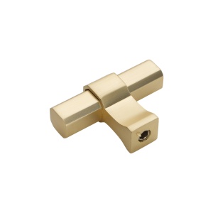 Buton metalic pentru mobilier model Dava, finisaj auriu mat - Img 3