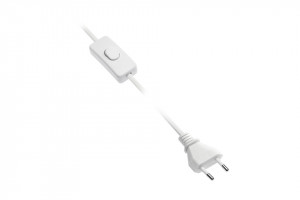 CABLU CU INTRERUPATOR 2M ALB LD-KABE2M-00