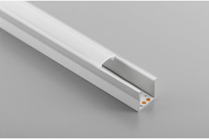 Capac pentru profile GLAX Mini, L=3050 mm, finisaj alb periat - Img 2