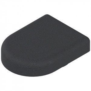 Capac semioval pentru balama BLUM, negru, 06317791