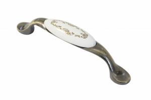 Maner retro ceramica model auriu