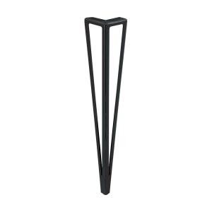 Picior bentru blat masa, model TRIGLAV, H=720 mm, finisaj negru mat - Img 1