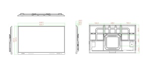 Tabla interactiva cu touch screen pentru sali de clasa 75 inch