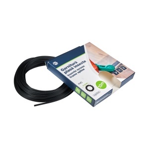 Garnitura plasa insecte, 4.2 mm x 10 m, PVC, finisaj negru