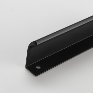 Maner metalic pentru mobilier, model Attis, Lungime totala = 50 | 120 | 200 | 300 | 400 | 1200 mm, finisaj negru mat - Img 4