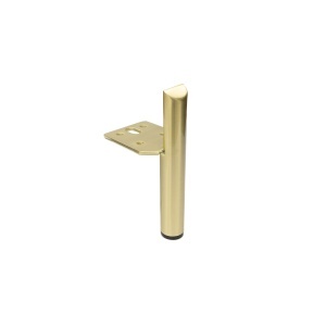 Picior pentru mobilier si canapele, model OREN, H = 100 | 150 mm, finisaj auriu periat