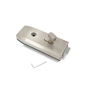 Set broasca si maner pentru usa din sticla 10-12 mm, model NEXA, simetrica, finisaj inox - Img 9