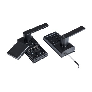 Set mâner smart cu broască Codex Grip, amprentă, cod, card și aplicație Tuya, negru - Img 6