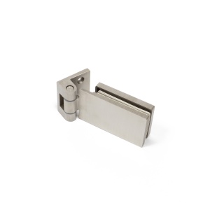 Balama pentru usa din sticla 10-12 mm, model NEXA,deschidere la 90°, finisaj inox - Img 3