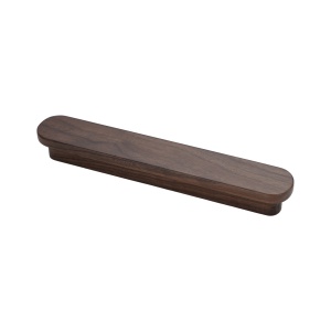 Maner din lemn pentru mobilier, model Nemora, distanta dintre gauri = 96 | 160 | 2x224 | 3x320 mm, finisaj nuc