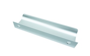 Maner metalic pentru mobilier, model Attis, Lungime totala = 50 | 120 | 200 | 300 | 400 | 1200 mm, finisaj aluminiu - Img 3