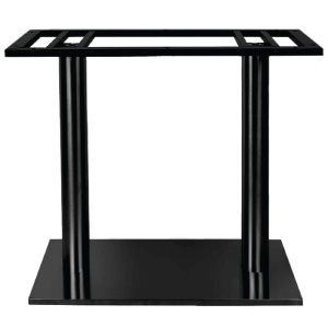 Picior central pentru mese model DOPPIO, H=720 mm, finisaj negru