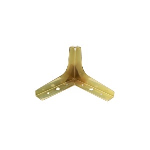 Picior pentru mobilier si canapele, model NUT, H = 100 | 130 mm, finisaj auriu periat - Img 5