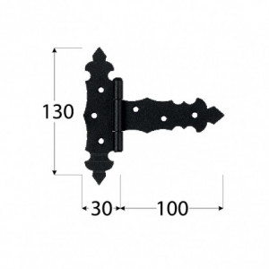 Balamale decorative pentru porti model ZTD - Img 2
