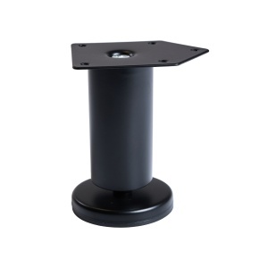 Picior mobilier reglabil din metal FI 42, finisaj negru, 50 / 80 / 100 mm - Img 6