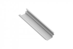 Profil aluminiu GLAX ingropat pentru banda LED, PA-GLAXWPKT-AL, unghi iluminare de 22 grade, L=2000 mm - Img 1