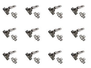Set 12 balamale aruncatoare IFL Standard pentru usi de mobilier semiaplicate