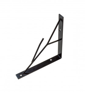 Suport polita model Mini ALBERO, 150x150x20x2.0 mm, finisaj negru