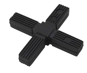 Element in forma de plus pentru imbinare 4 profile sistem Puzzle