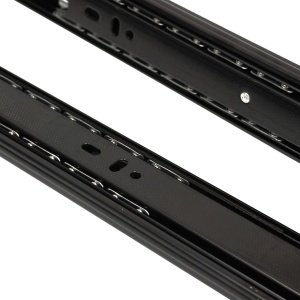 Glisiera IFL cu bile H=42 mm, pentru sertare cu adancimea de 300 | 350 | 400 | 450 | 500, max 30 Kg, neagra - Img 3