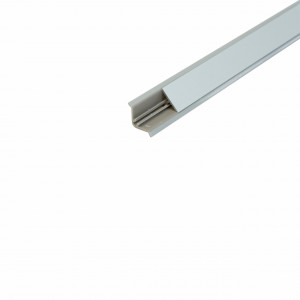 Inaltator aluminiu triunghiular IFL Mini IT pentru blat | Plinta antistrop triunghiulara pentru blat aluminiu | alb | negru triunghiular IFL IT pentru blat | Plinta antistrop aluminiu triunghiulara pentru blat 