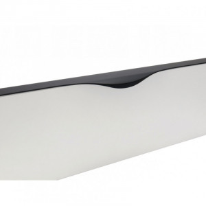 Maner metalic aplicat pentru mobilier, model MOLINA, stil modern/minimalist, Lungime totala = 496 | 596 | 796 mm, finisaj negru mat