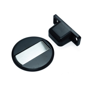 Opritor magnetic pentru usi, model Carisma, finisaj negru mat