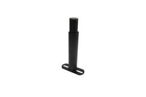 Picior metalic reglabil pentru somiera, Ø38,5 mm, H 175–335 mm, finisaj negru - Img 4